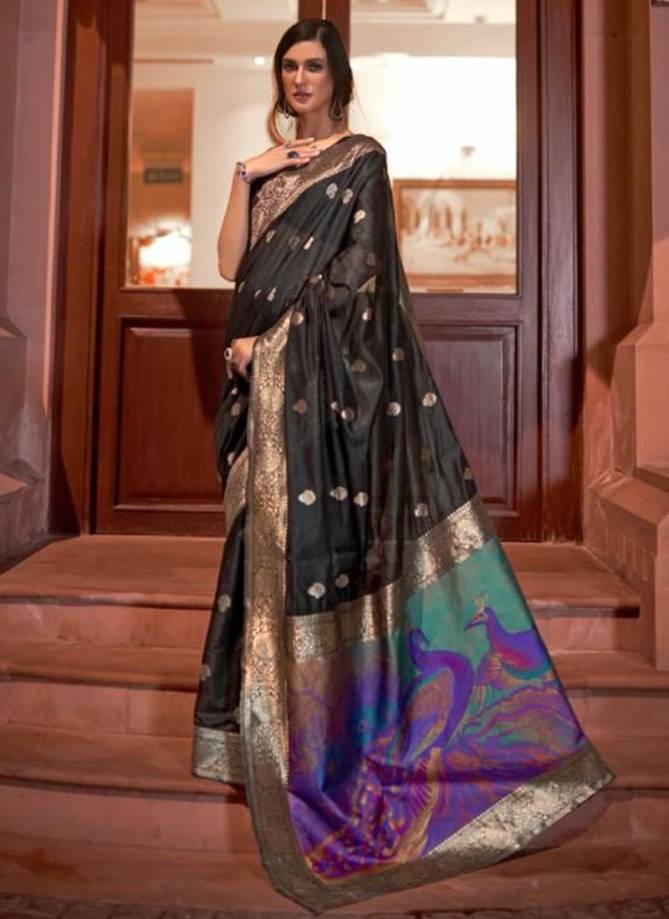 RAJTEX KSWARA SILK New Designer Wedding Wear Heavy Weaving Silk Latest Saree Collection